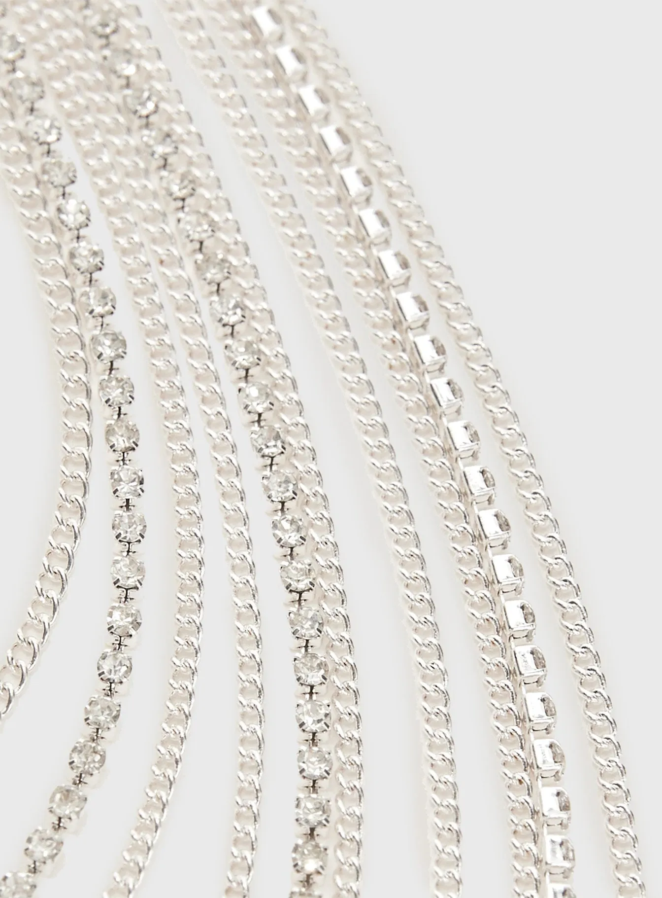 Jamari Layered Necklace Silver sold by Princess Polly product image thumbnail 3