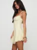 Beacall Mini Dress Lemon sold by Princess Polly