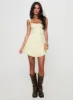 Beacall Mini Dress Lemon sold by Princess Polly