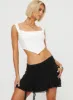 Adyson Mini Skirt Black sold by Princess Polly