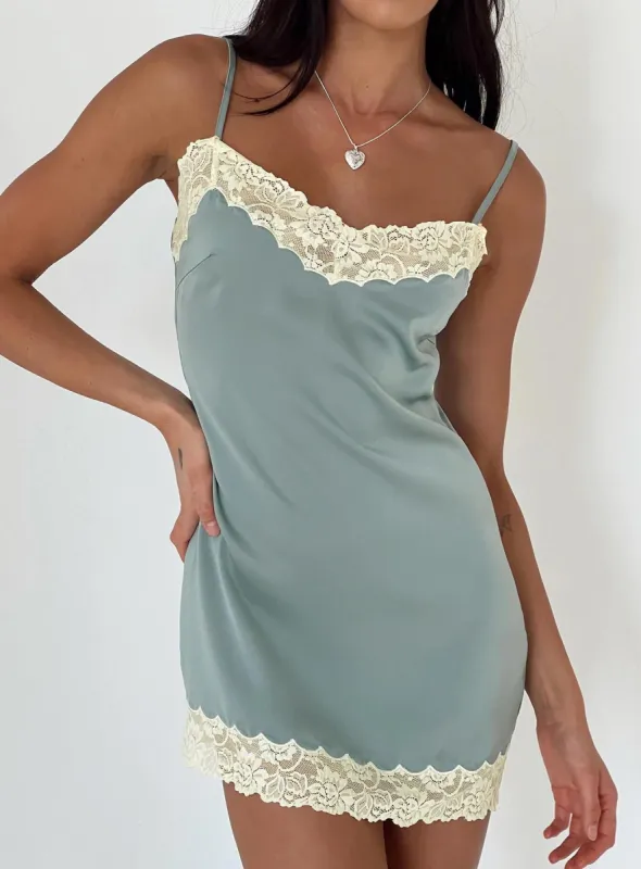 Ochi Mini Dress Polar Blue sold by Princess Polly