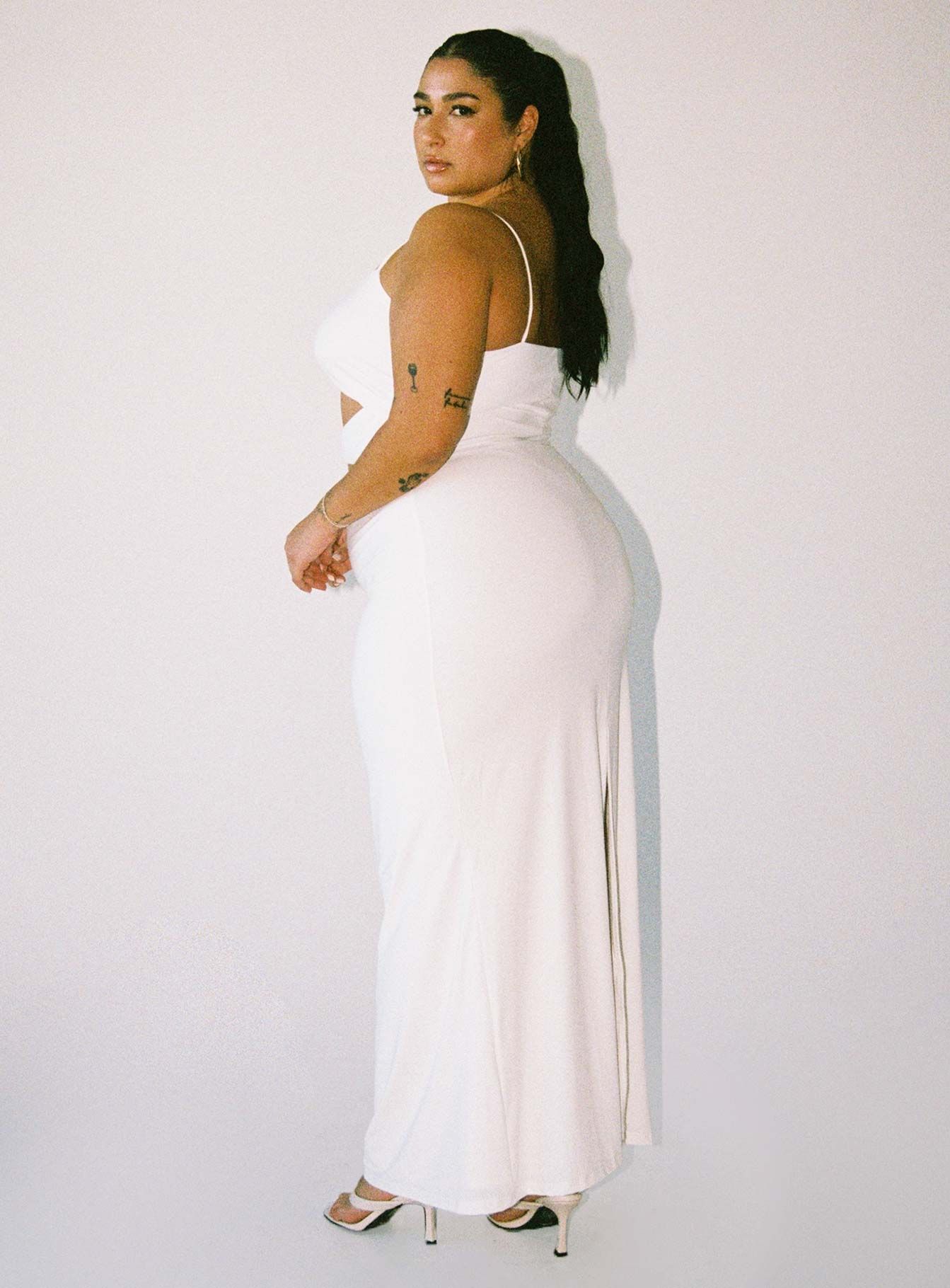 Maci Maxi Dress White Curve sold by Princess Polly product image thumbnail 3
