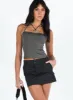 Jameson Mini Skirt Black sold by Princess Polly