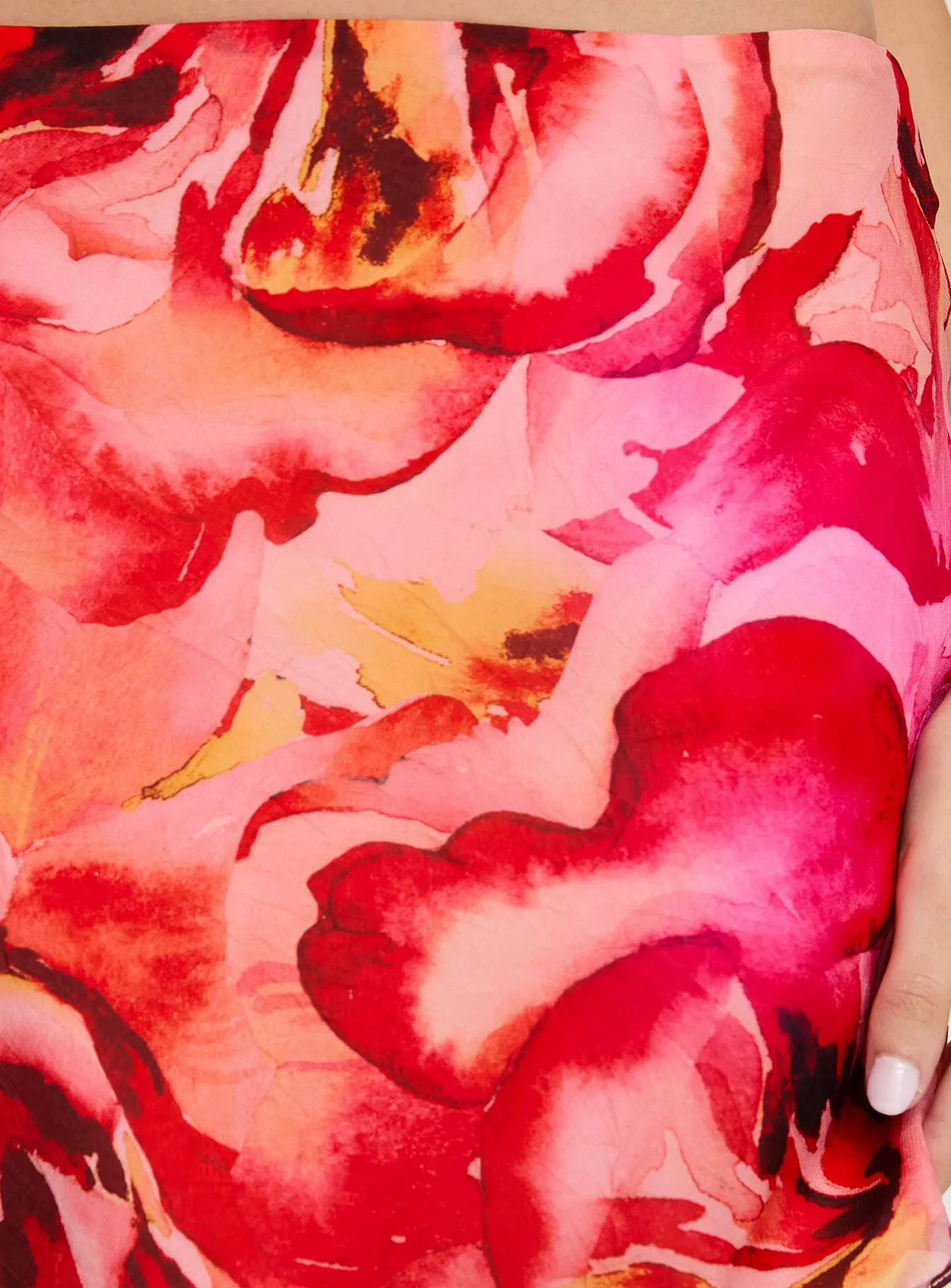 Tylar Mini Skirt Red Floral sold by Princess Polly product image thumbnail 5