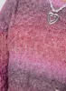 Pomery Cable Knit Sweater Ombre Pink sold by Princess Polly