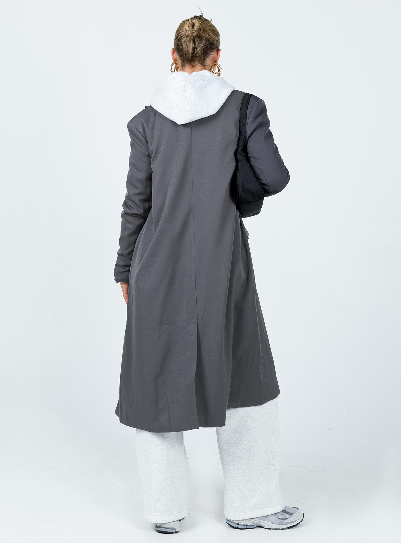 Archer Trench Coat Slate sold by Princess Polly product image thumbnail 5