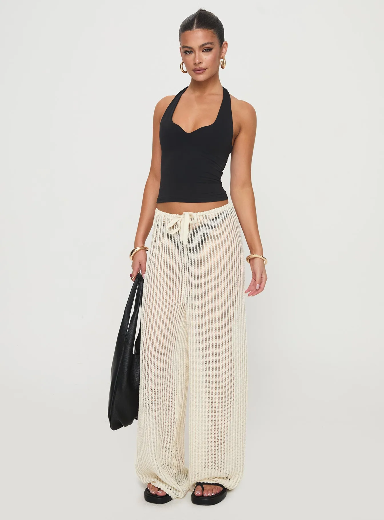 Darcie Knit Pants Beige sold by Princess Polly product image thumbnail 3