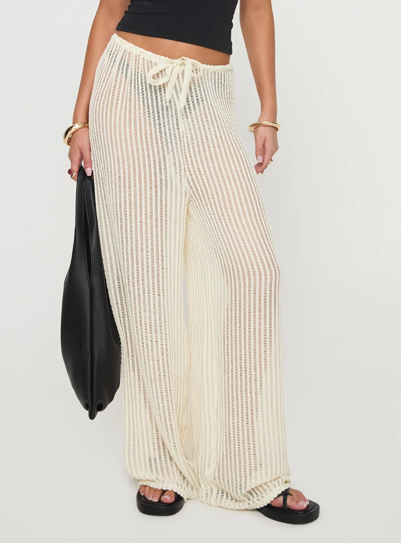 Darcie Knit Pants Beige sold by Princess Polly product image thumbnail 2