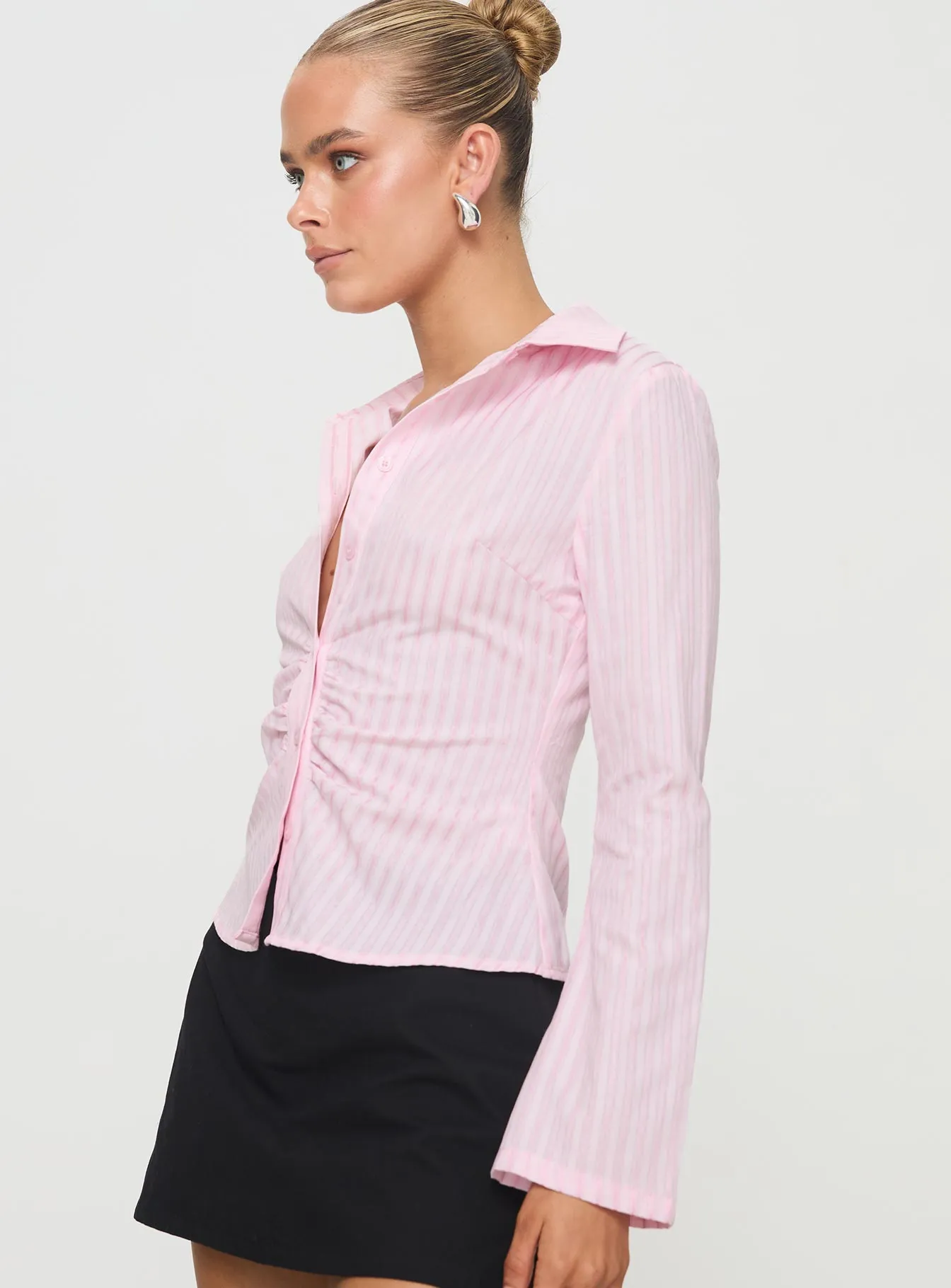 Ambrose Shirt Pink Stripe sold by Princess Polly product image thumbnail 5