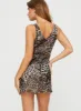 Nellie Mini Dress Leopard Petite sold by Princess Polly