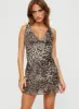 Nellie Mini Dress Leopard Petite sold by Princess Polly