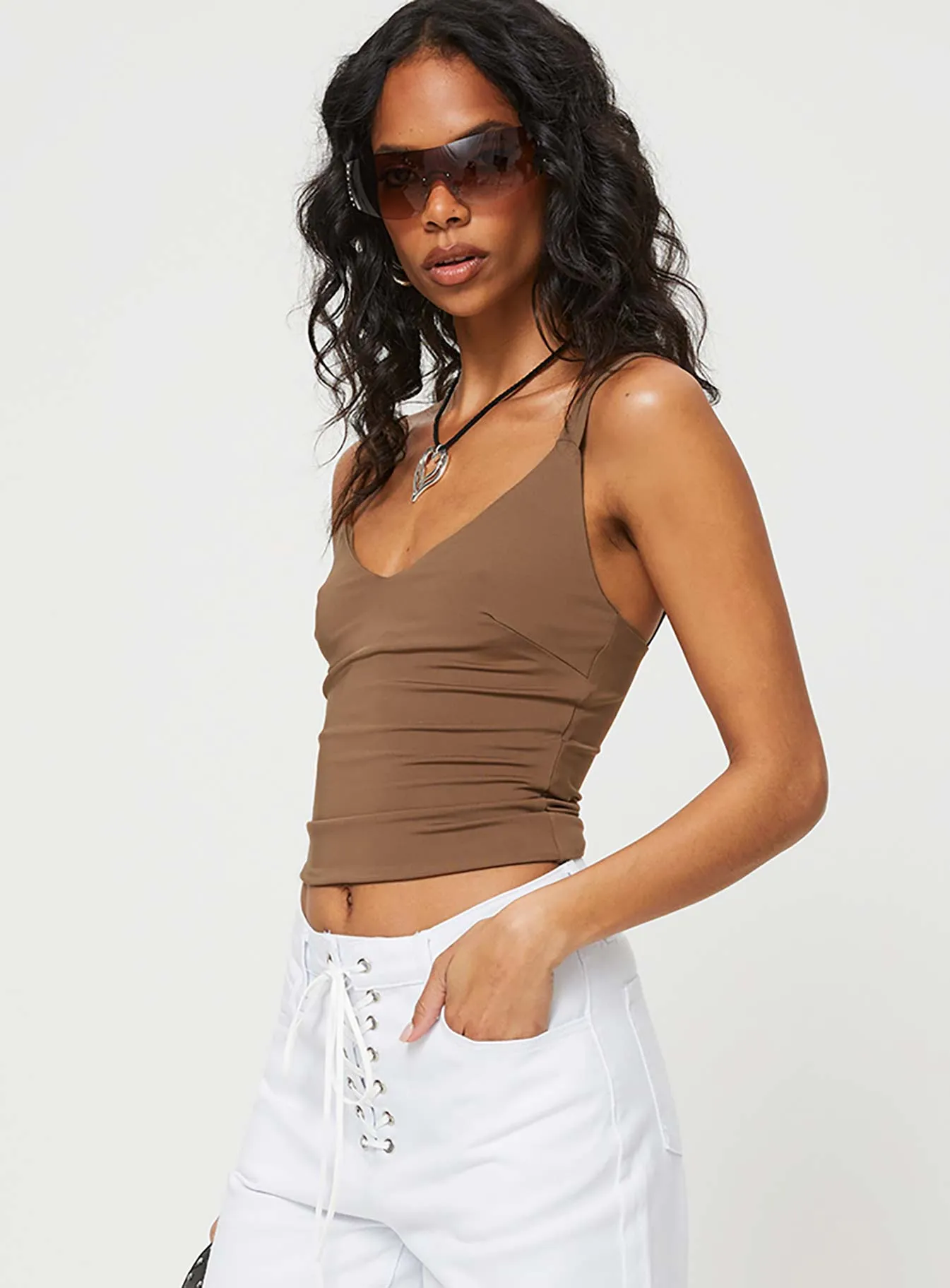 Makahna Top Brown sold by Princess Polly product image thumbnail 4