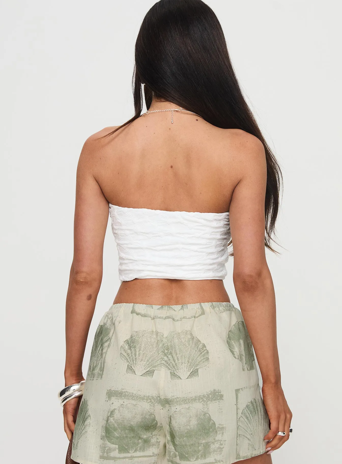 Fidget Strapless Top White sold by Princess Polly product image thumbnail 5