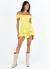 The Love Galore Romper Yellow sold by Princess Polly