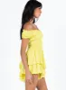 The Love Galore Romper Yellow sold by Princess Polly