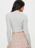 Tinkla Long Sleeve Top Grey sold by Princess Polly