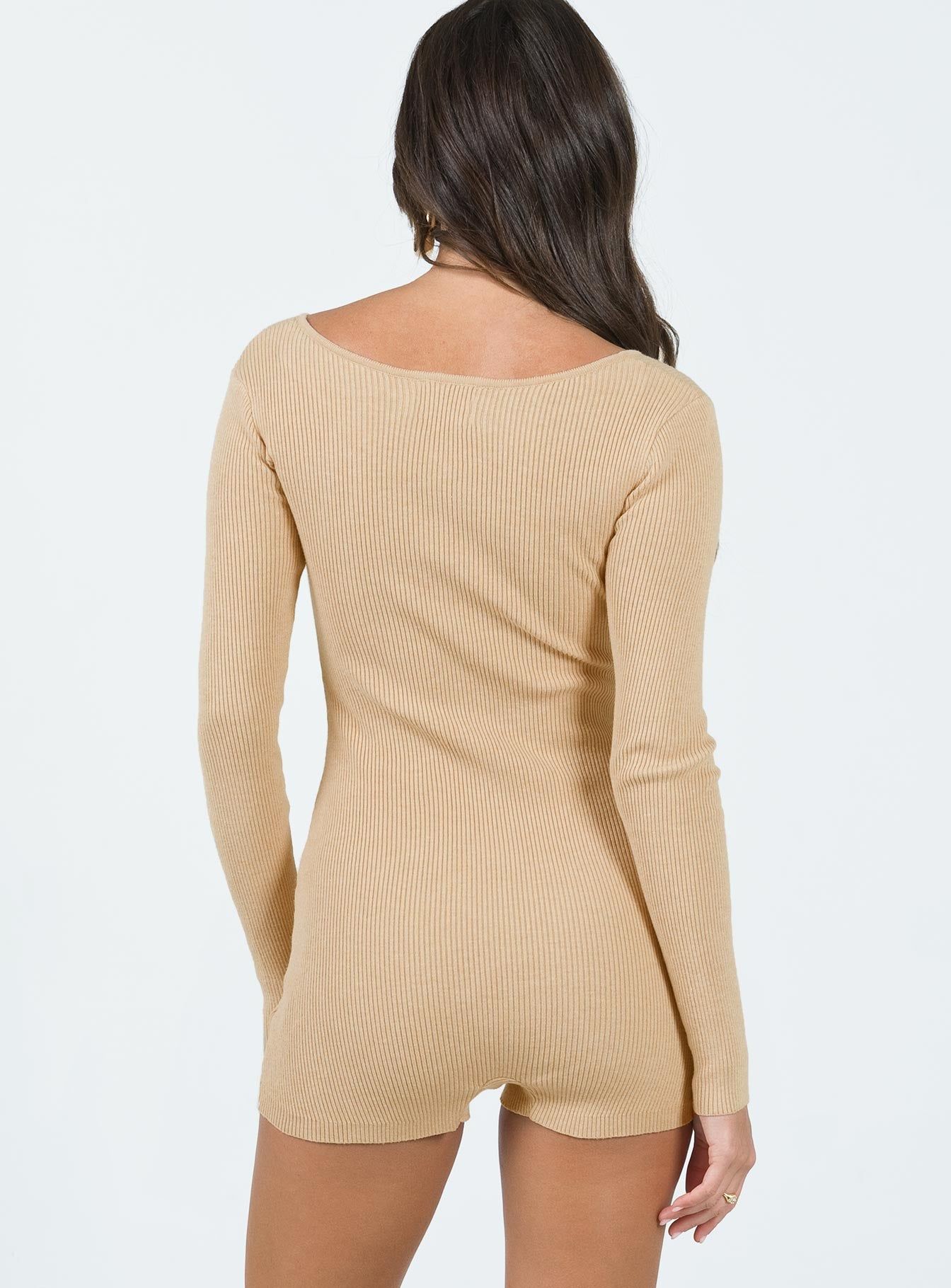 Odie Romper Beige sold by Princess Polly product image thumbnail 5
