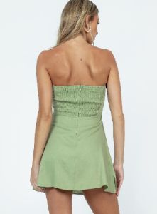 Falling For You Mini Dress Green sold by Princess Polly