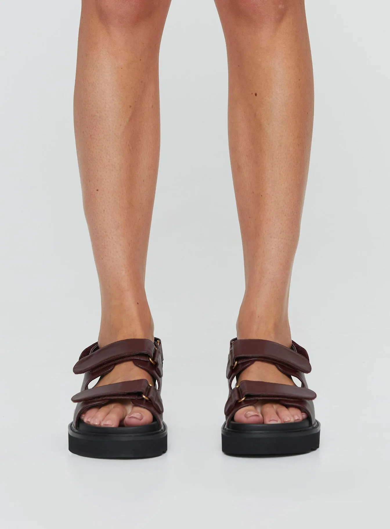 Rue Chunky Sandals Chocolate sold by Princess Polly product image thumbnail 2