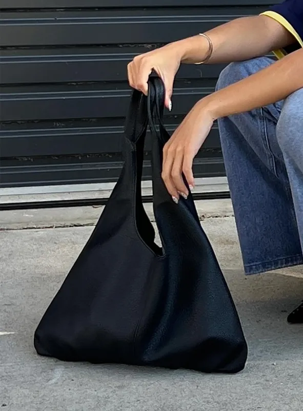 Zenia Shoulder Bag Black sold by Princess Polly