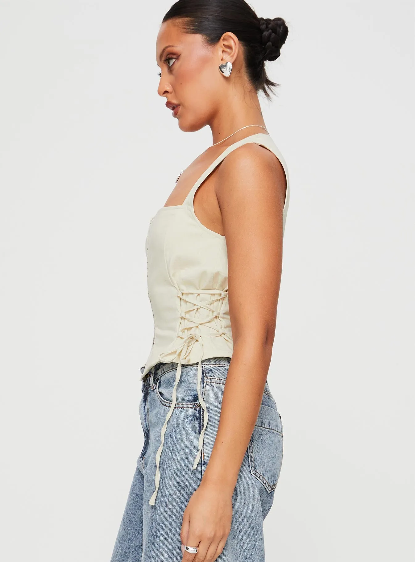 Myrin Top Beige sold by Princess Polly product image thumbnail 4