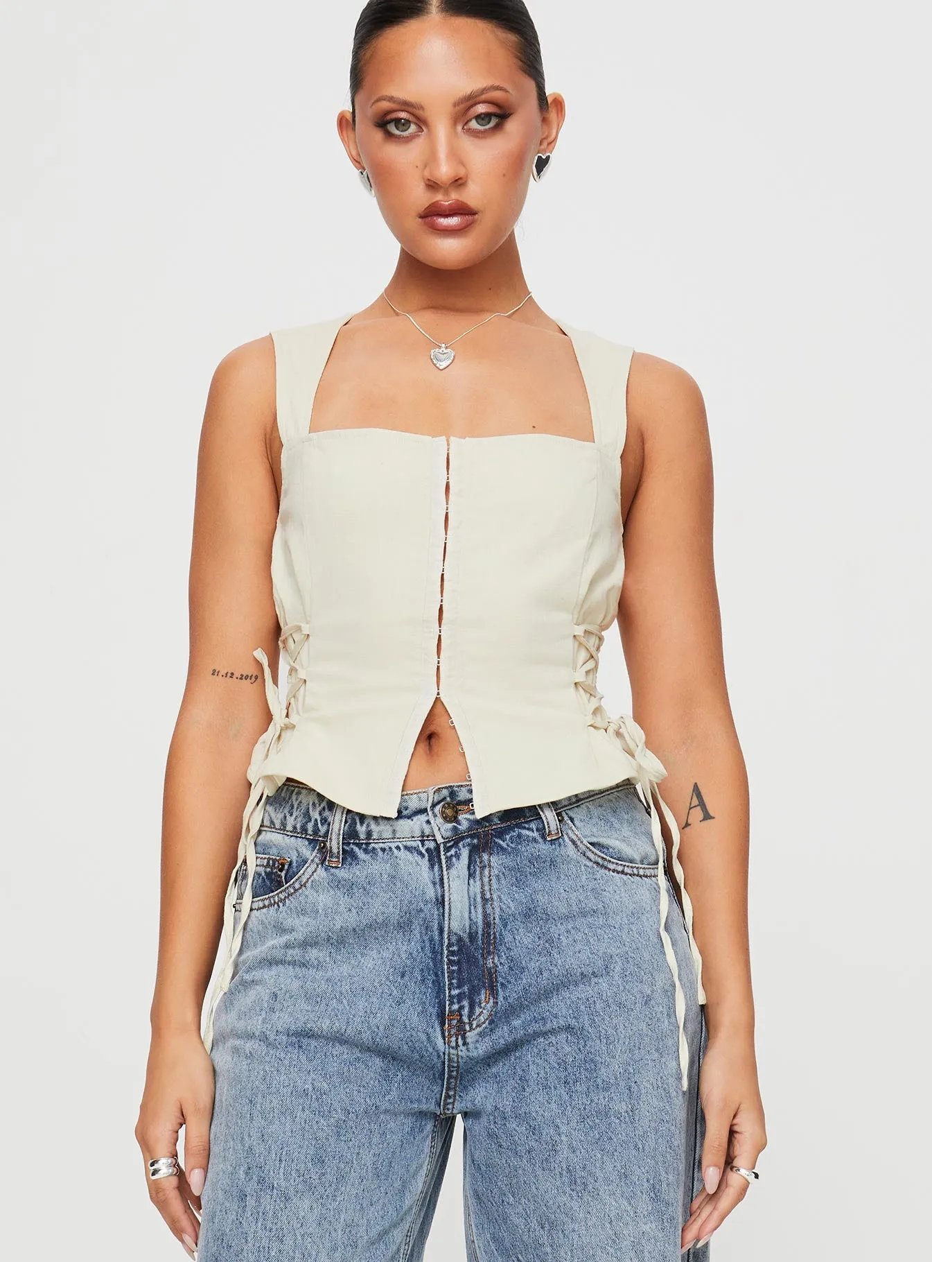 Myrin Top Beige sold by Princess Polly product image thumbnail 2