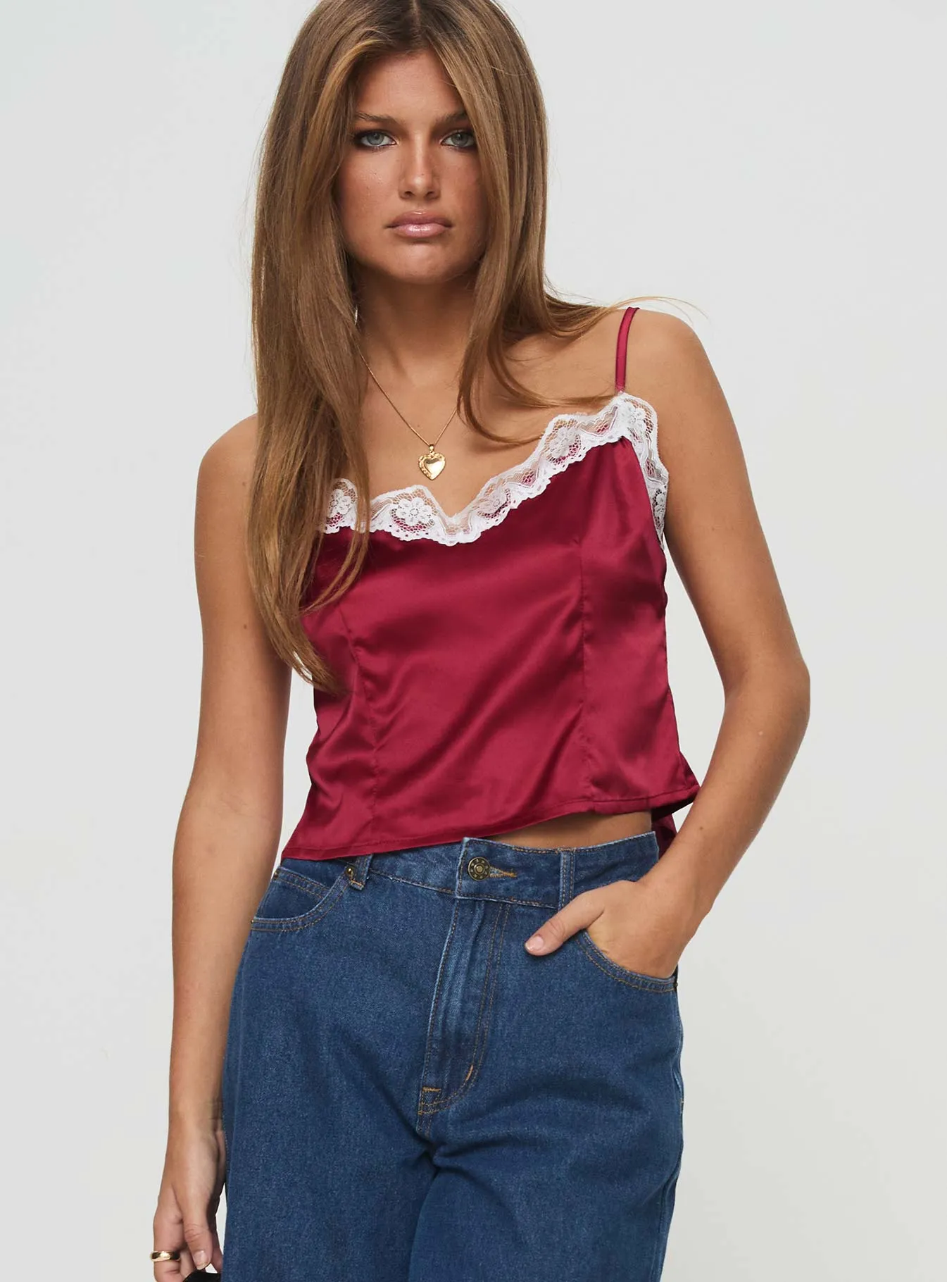 See It Through Top Red sold by Princess Polly product image thumbnail 2