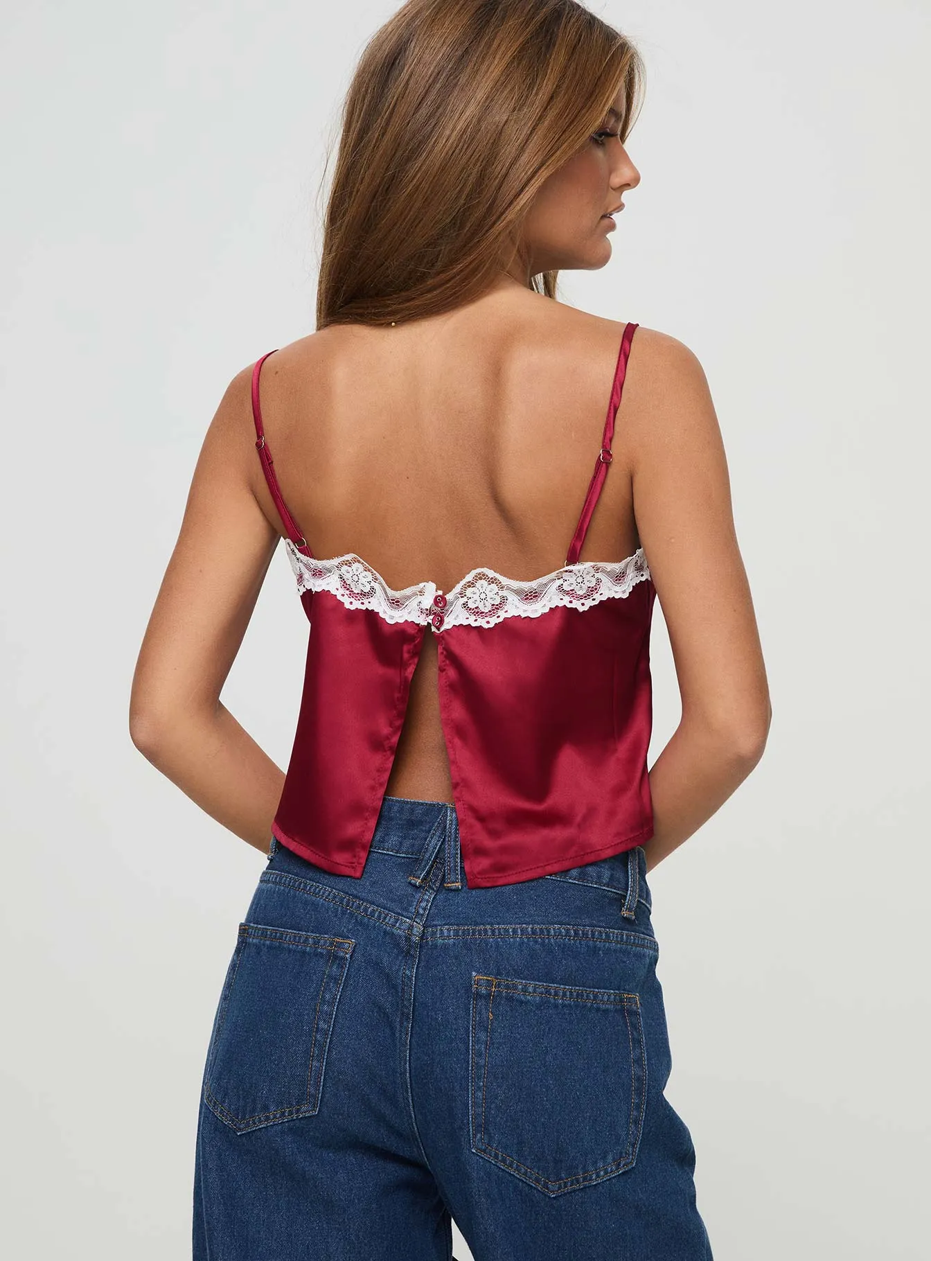 See It Through Top Red sold by Princess Polly product image thumbnail 5