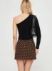 Selby Mini Skirt Brown Polka Dot sold by Princess Polly