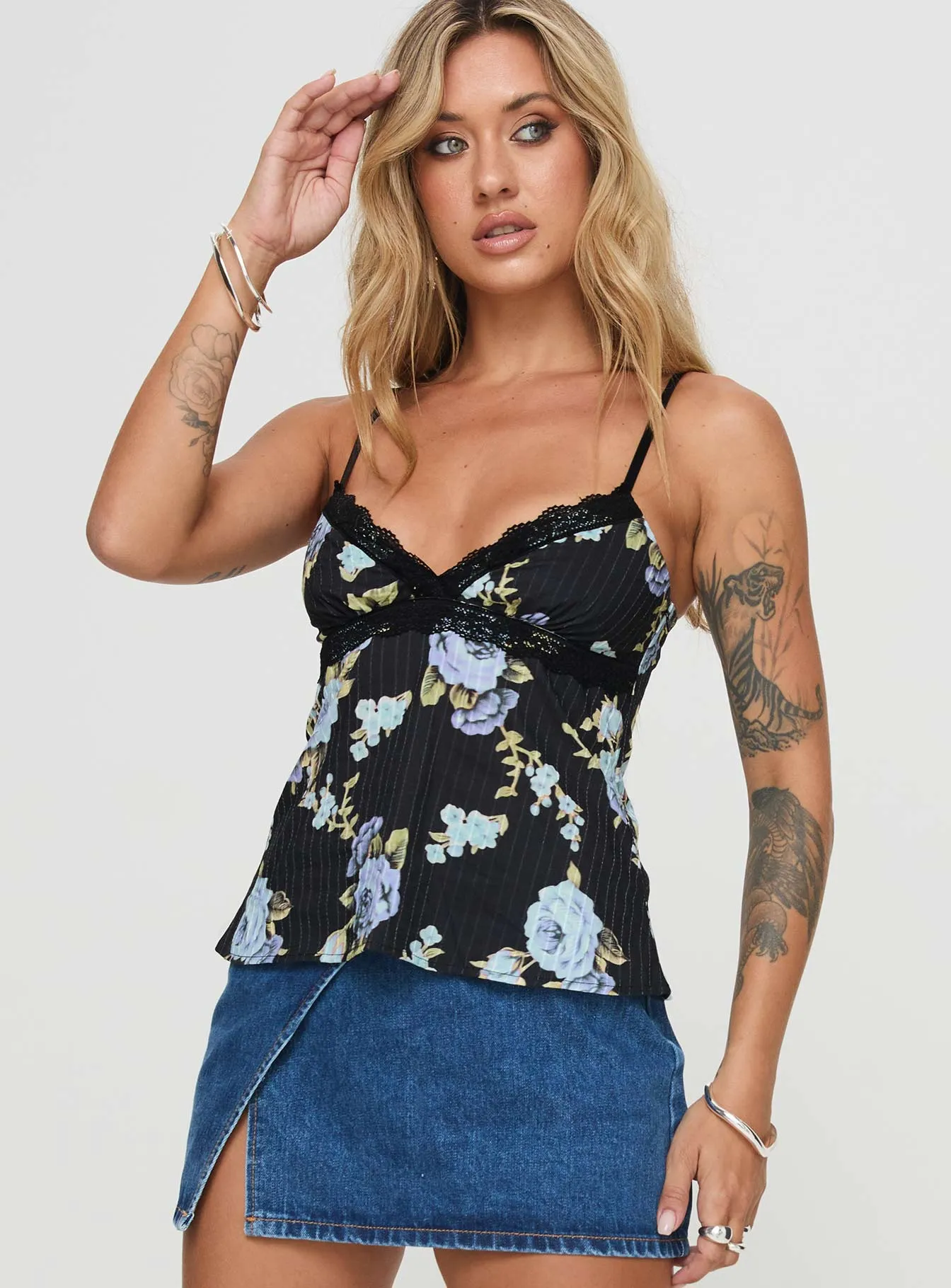 Thexton Top Black sold by Princess Polly product image thumbnail 2