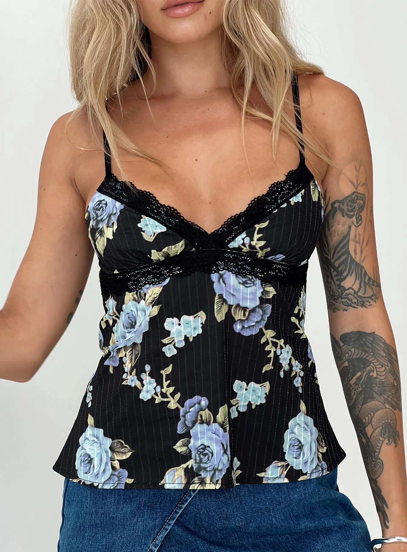 Thexton Top Black sold by Princess Polly