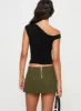 Leon Cargo Mini Skirt Olive sold by Princess Polly