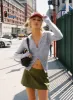 Leon Cargo Mini Skirt Olive sold by Princess Polly