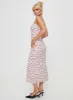 Caldwell Maxi Dress White / Red sold by Princess Polly