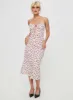 Caldwell Maxi Dress White / Red sold by Princess Polly