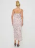 Caldwell Maxi Dress White / Red sold by Princess Polly