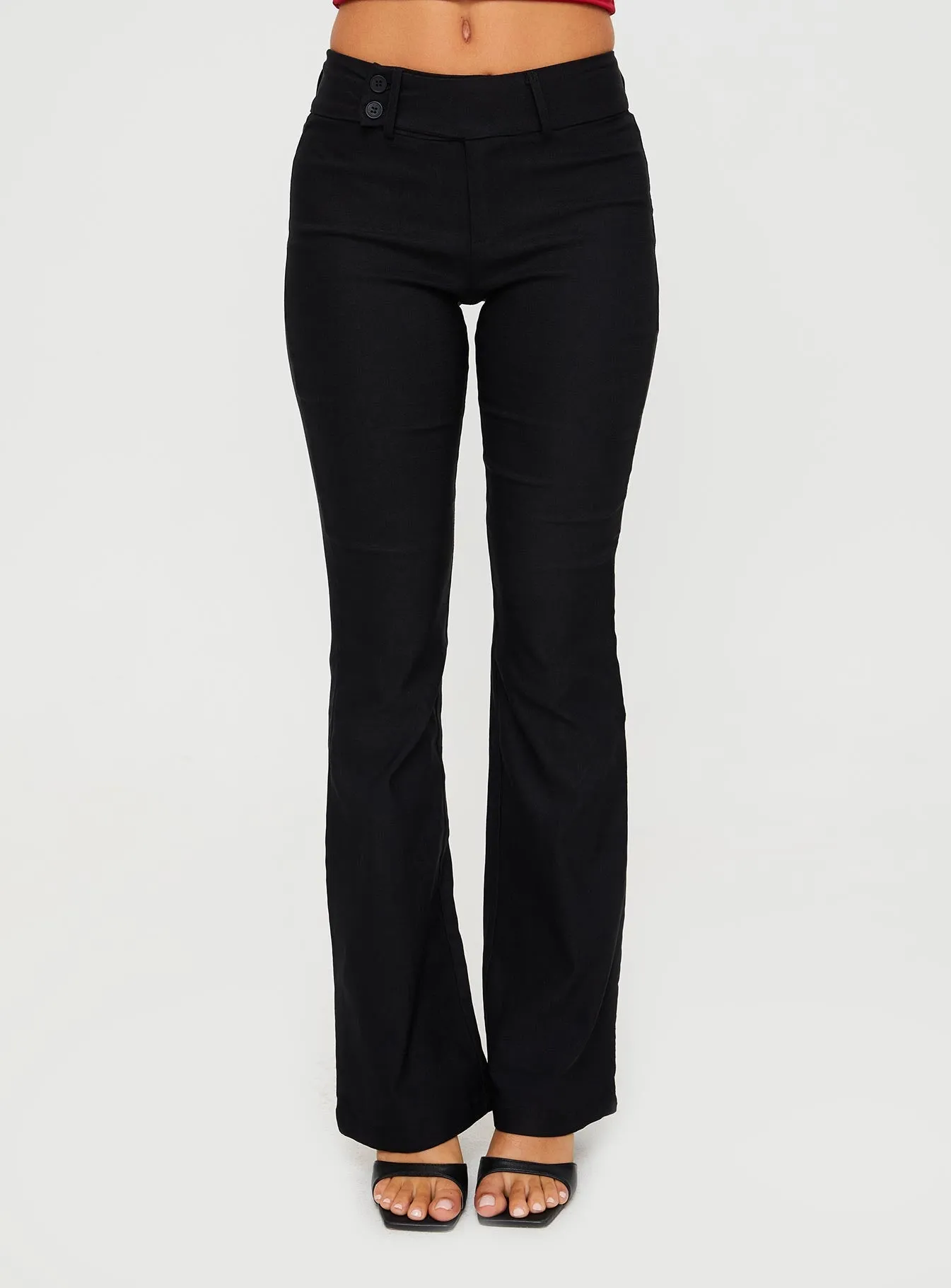Kinkirk Flared Pants Black Petite sold by Princess Polly product image thumbnail 2