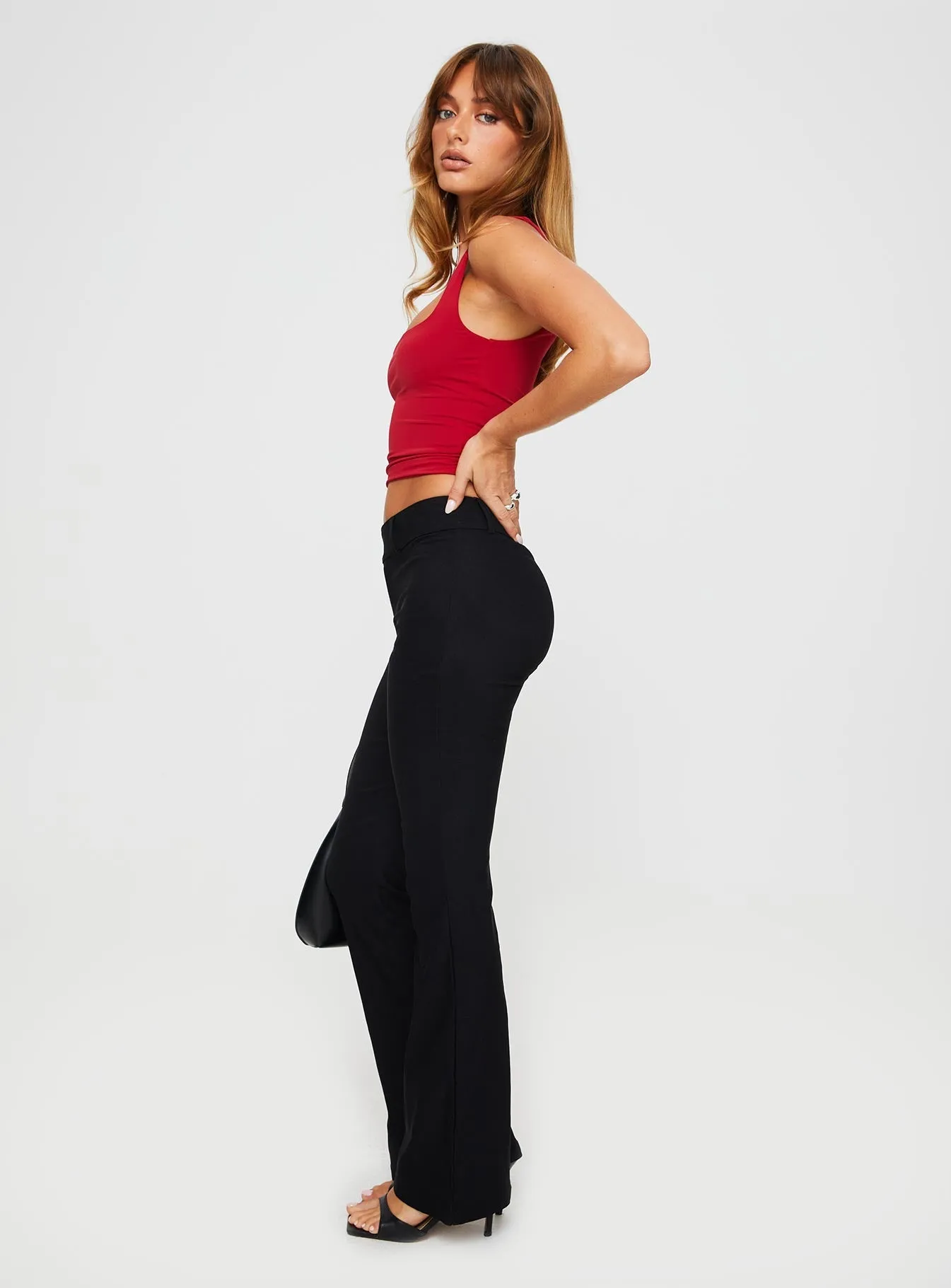 Kinkirk Flared Pants Black Petite sold by Princess Polly product image thumbnail 4