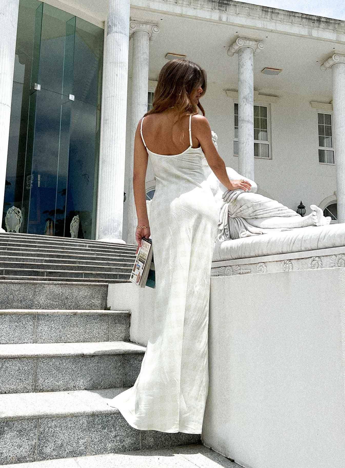 Karamu Maxi Dress Cream sold by Princess Polly product image thumbnail 4