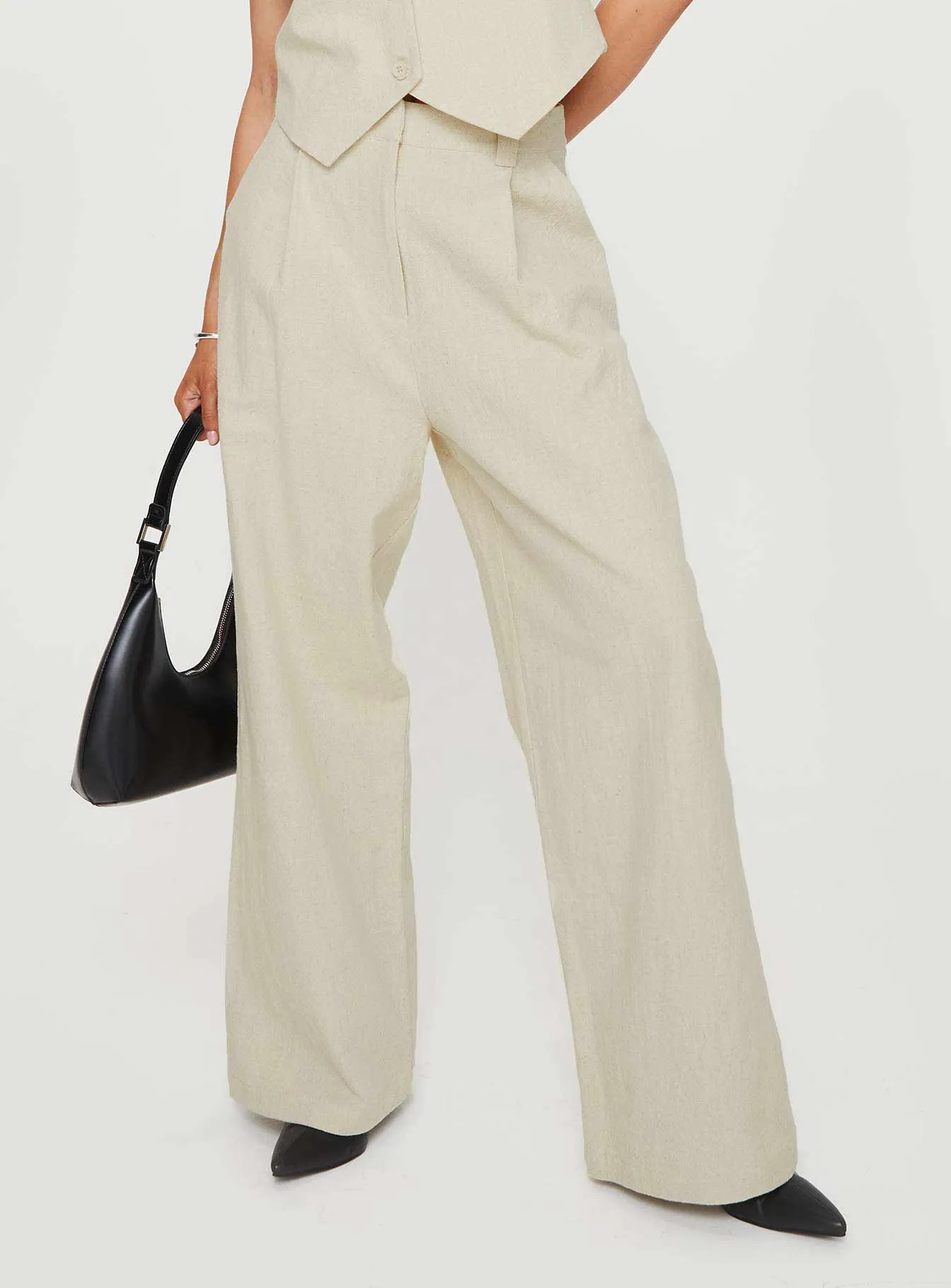 La Quinta Pants Oatmeal sold by Princess Polly product image thumbnail 2