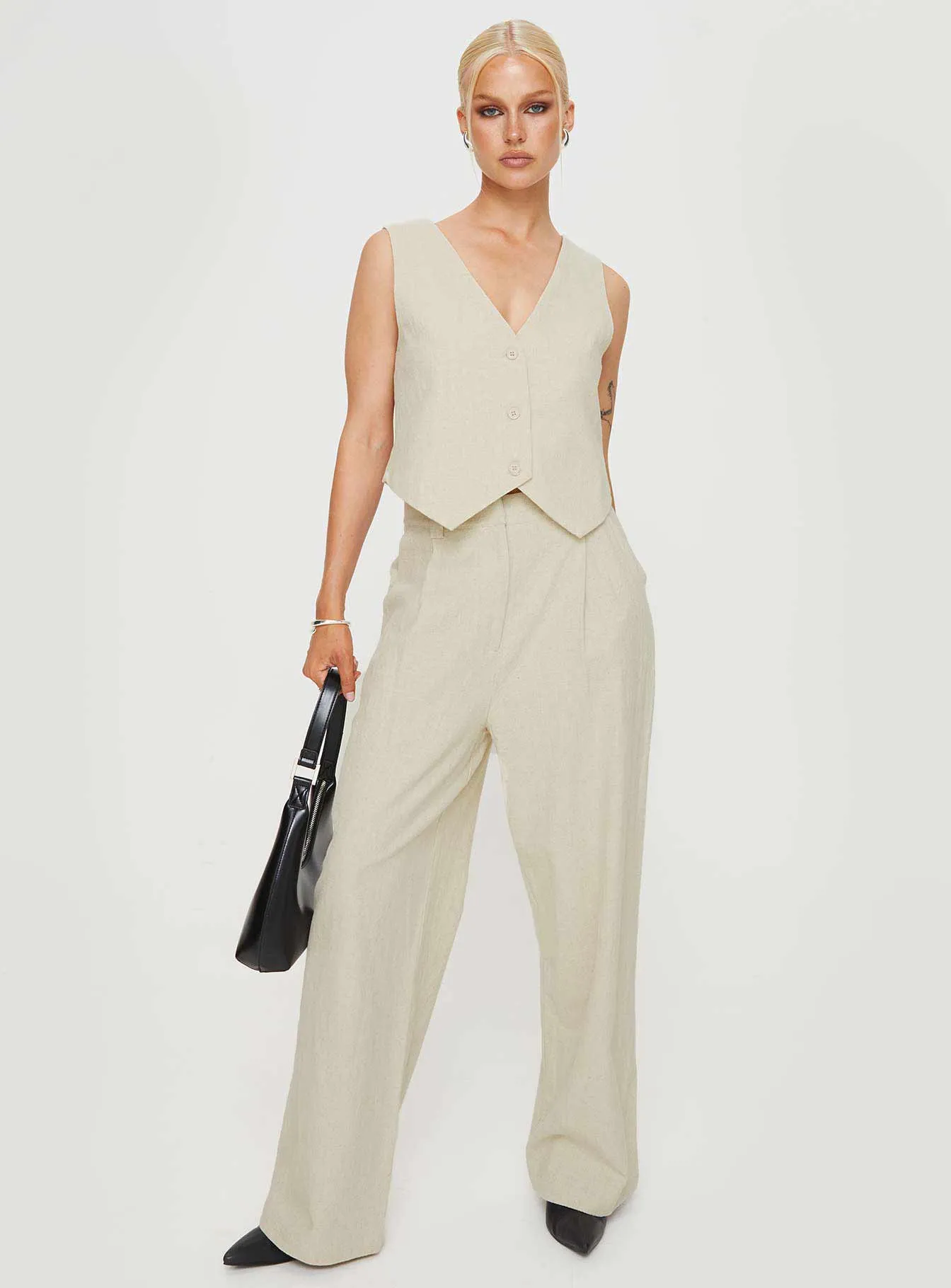 La Quinta Pants Oatmeal sold by Princess Polly product image thumbnail 3