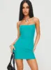 Novalis Strapless Mini Dress Green sold by Princess Polly