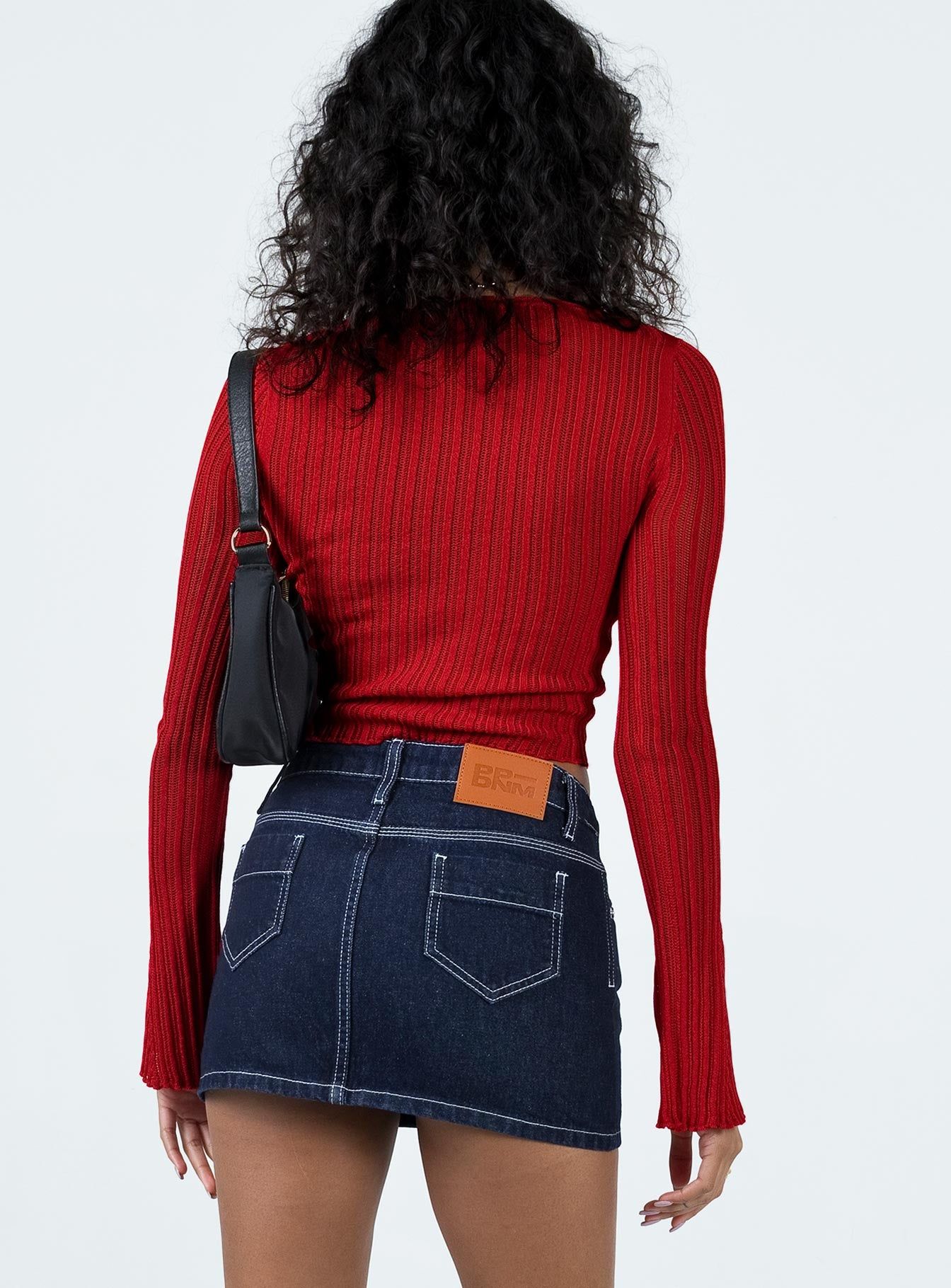 Mellow Long Sleeve Top Red sold by Princess Polly product image thumbnail 5