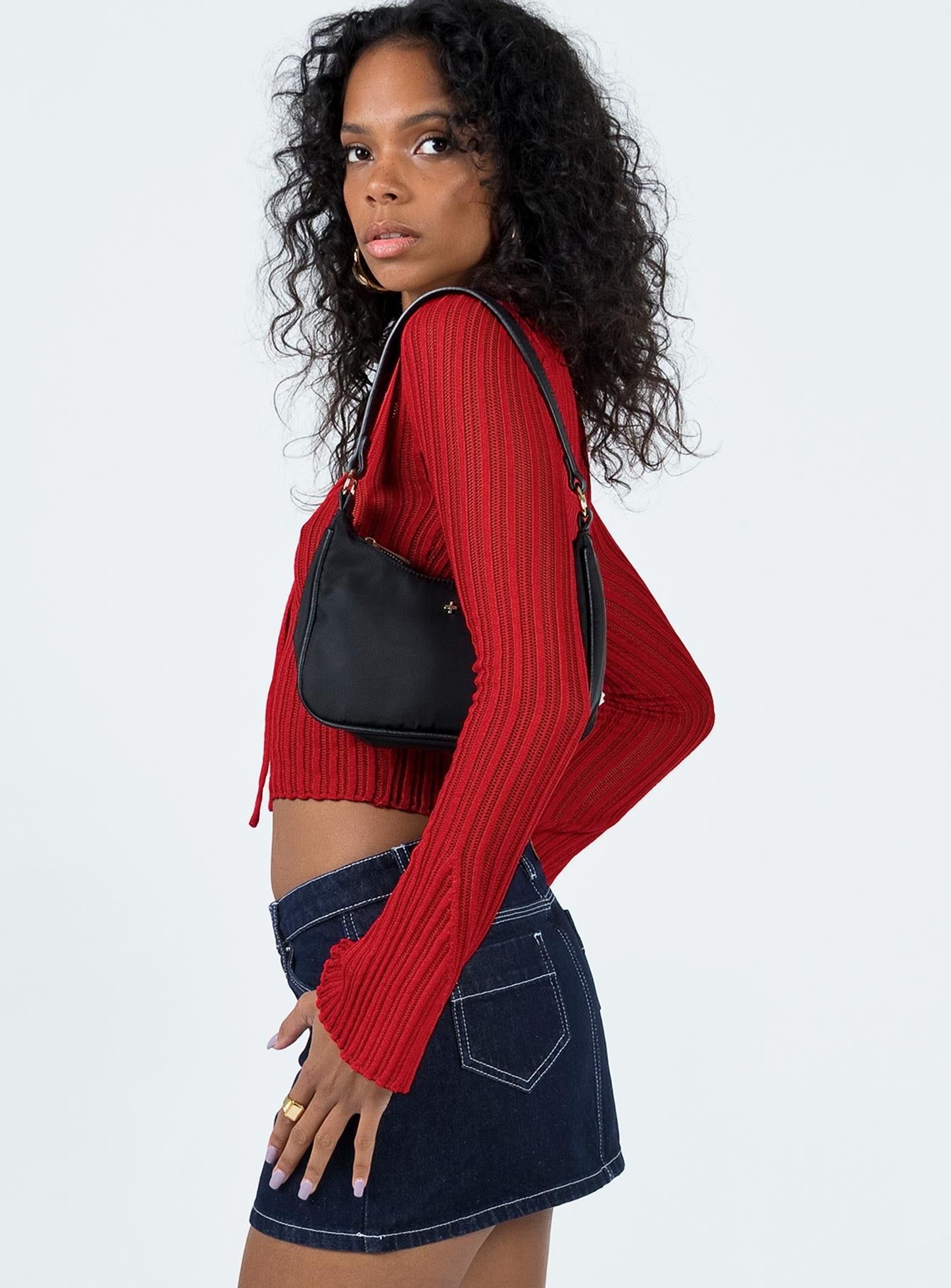 Mellow Long Sleeve Top Red sold by Princess Polly product image thumbnail 4