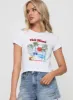 Visit Miami Graphic Tee White sold by Princess Polly