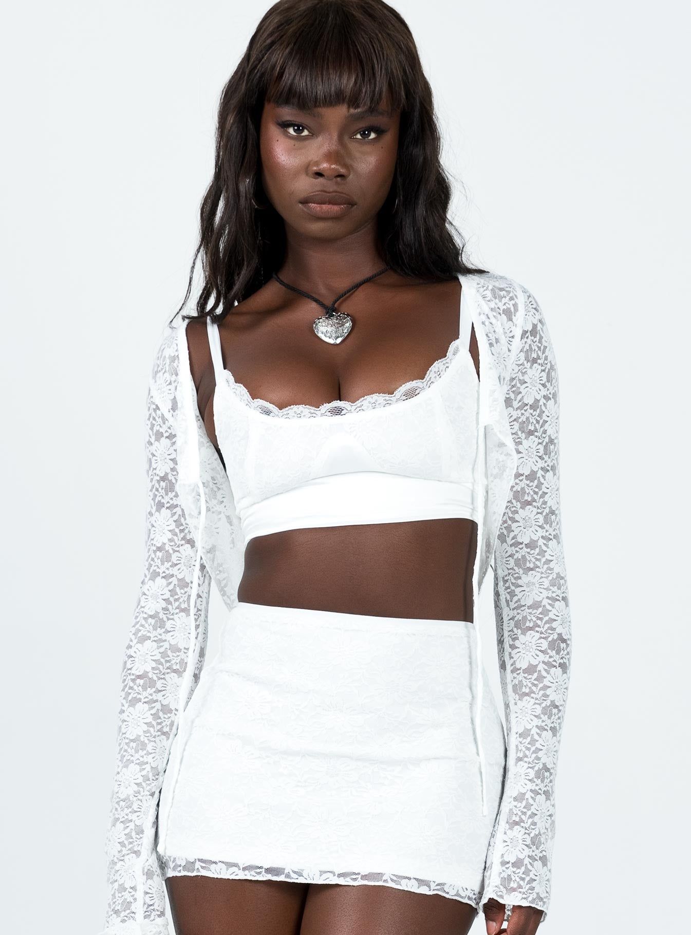 Sorrento Long Sleeve Top White sold by Princess Polly product image thumbnail 2