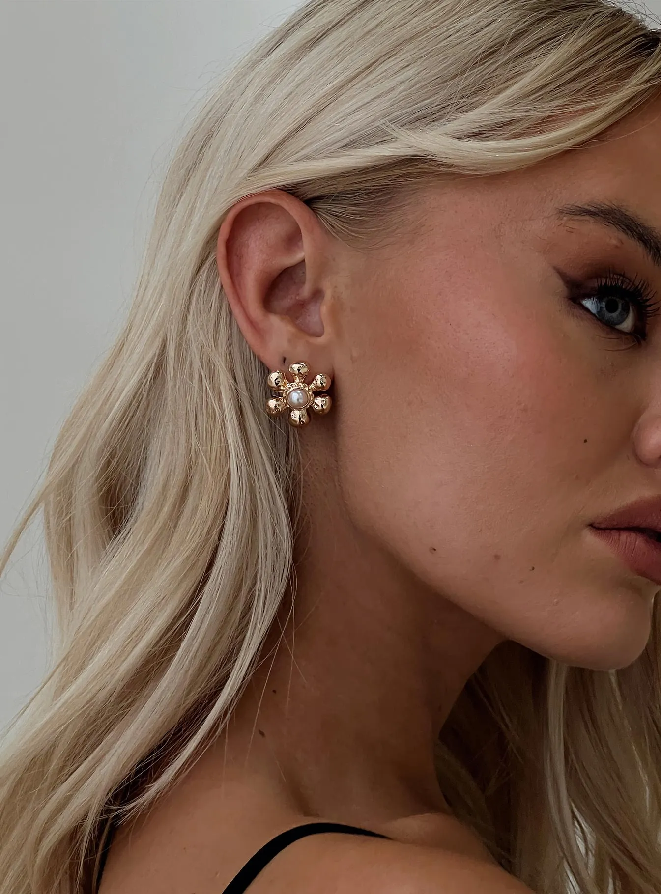 Overnight Earrings Gold sold by Princess Polly