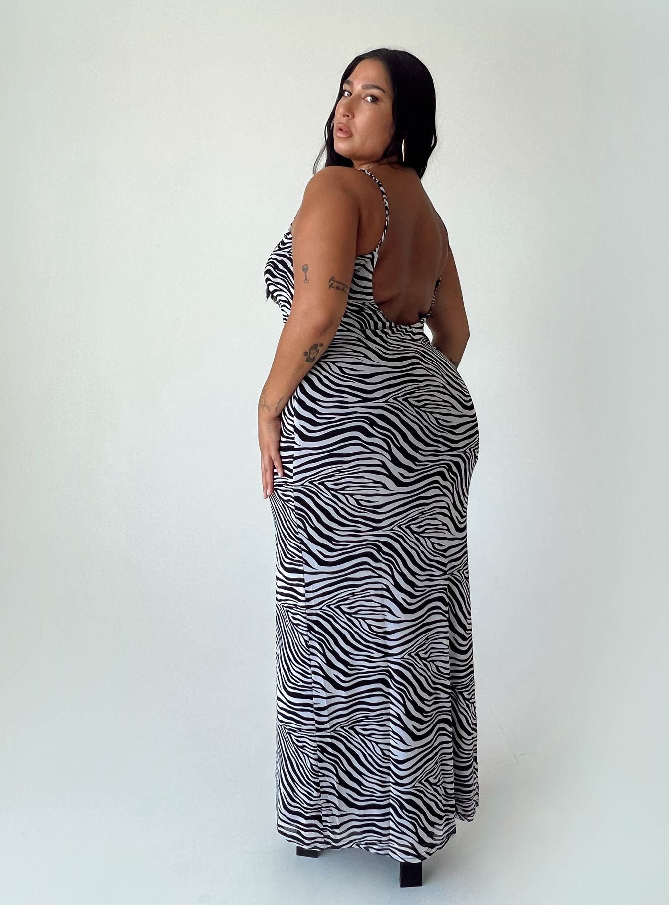 Knox Maxi Dress Zebra Curve sold by Princess Polly product image thumbnail 3