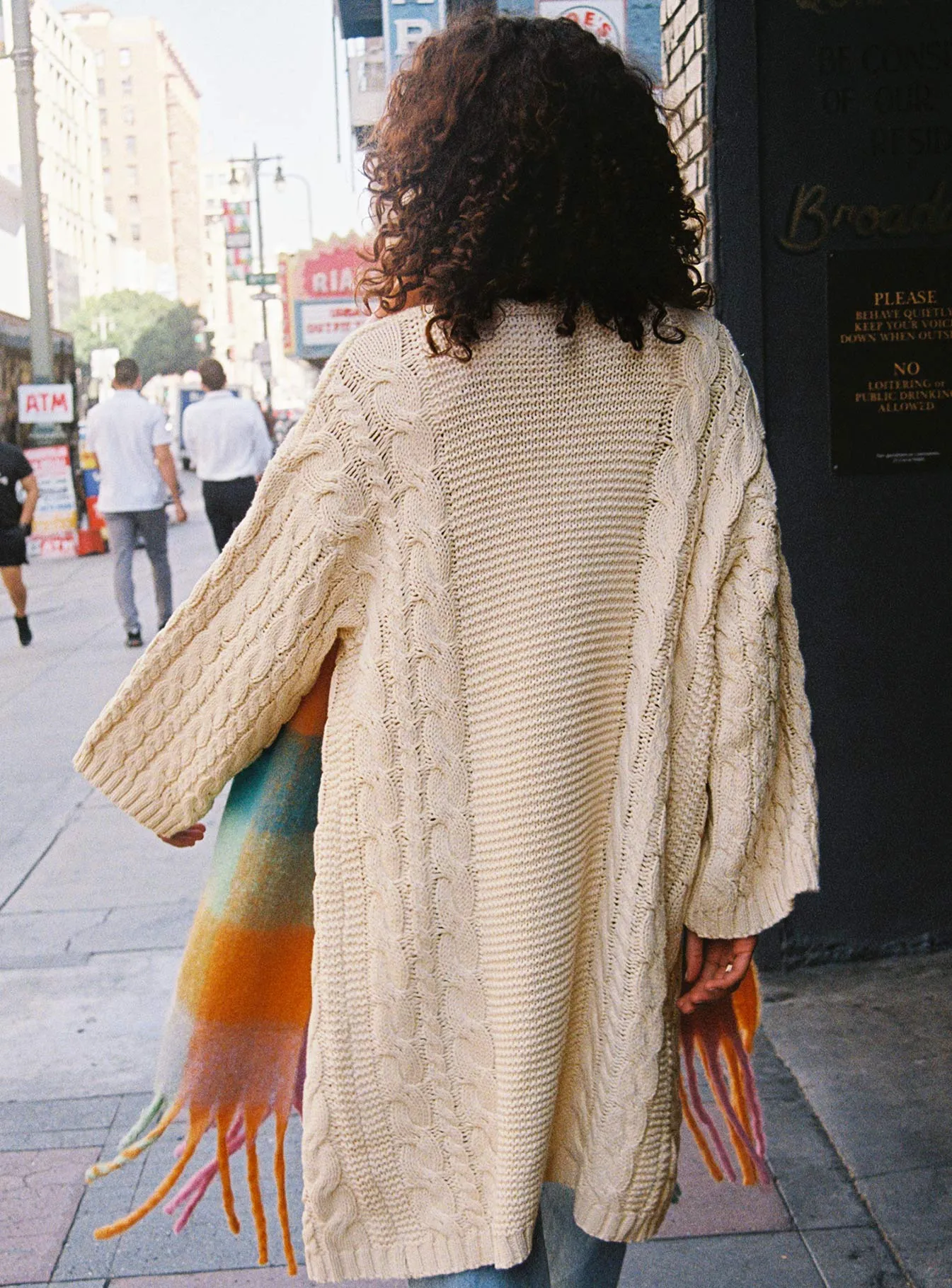 Nocelle Longline Cable Cardigan Beige sold by Princess Polly product image thumbnail 4