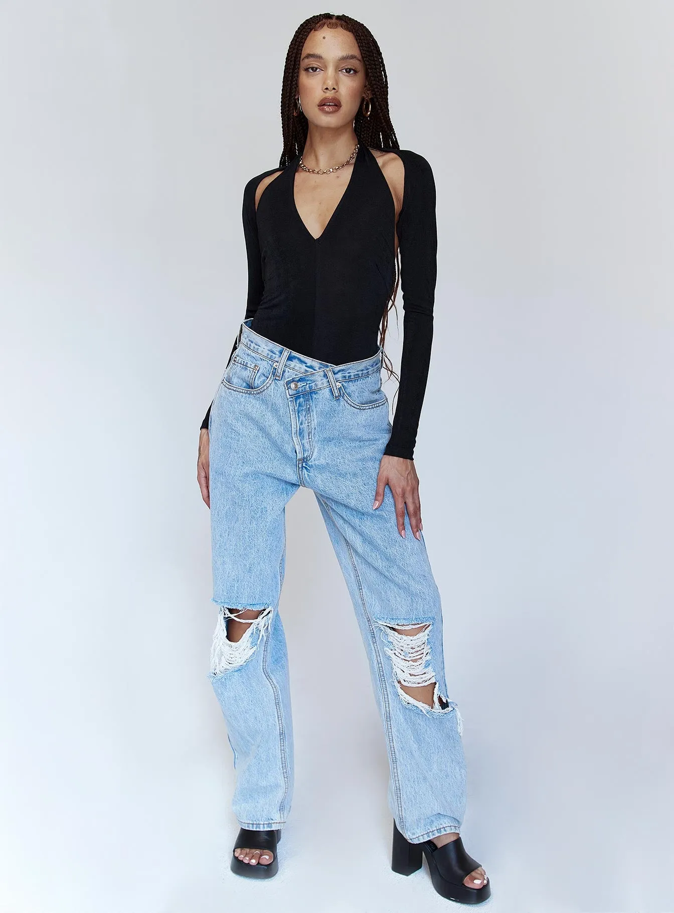 Lock It Down Bodysuit Black sold by Princess Polly product image thumbnail 2